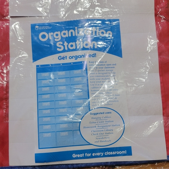NWT Learning Resources Organization Station Pocket Chart Item # LER2255 - Picture 4 of 5